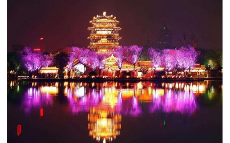 濟(jì)南亮化工程，濟(jì)南照明工程，濟(jì)南城市夜景亮化工程，濟(jì)南樓體亮化工程